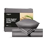 Miracle Made Extra Luxe Bed Sheets Set – Stone, King – 4 Piece Infused with Natural Silver, 500 Thread Count USA-Grown Cotton Sheets, Ultra-Breathable, Extra Soft Bedding Set
