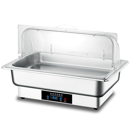 Plat de buffet hot pot en acier inoxydable au design épuré pour grand hôtel