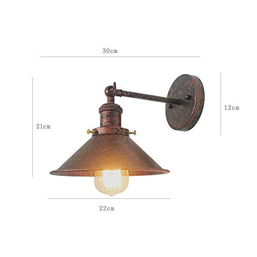 Luces de Pared Vintage de Metal Creativo E27 con Brazo Extensible 8
