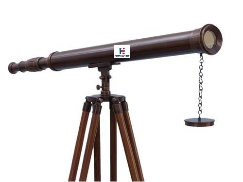 Telescopio NauticalMart con trípode de pie 40" miniatura 1