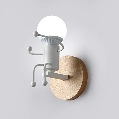 Amazon.co.jp : STGLED ブラケットライト ウッド 座る かわいい人形