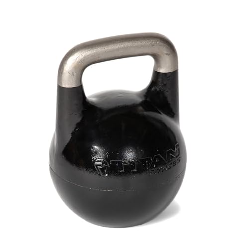 Titan Fitness Adjustable Competition Kettlebell, 12-32 KG, Ergono...
