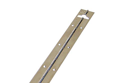 Maidef R00313 - Bisagra para piano niquelada 1200 x 20 mm