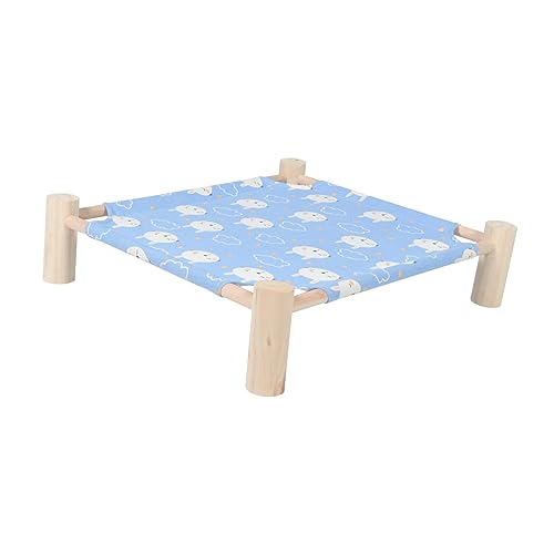 iplusmile 猫の寝床 猫上げベッド 猫のハンモック 枝編み細工品 ハイサイド猫砂トレイ ゴミ 大きな猫ベッドハウス ダブルキャットハンモック フード付き猫砂トレイ 犬用ベッド 猫のベッド 木