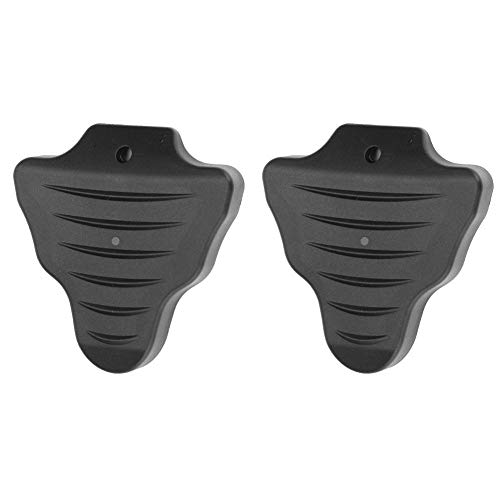 Cleat Cover, Black Rubber Pedal Cleat Protective Cover Set Road Riding Shoes Part 1 Pair (H-SPD-SL)
