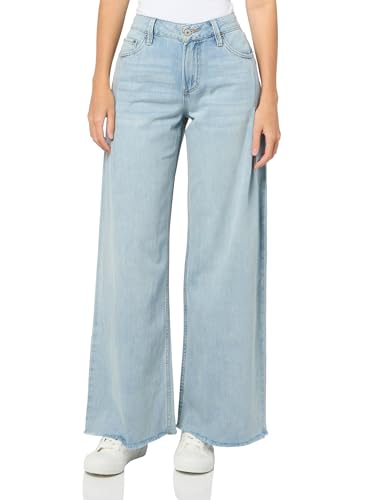 Lucky Brand Women's Wide Leg Liquid Denim Luxe Palazzo