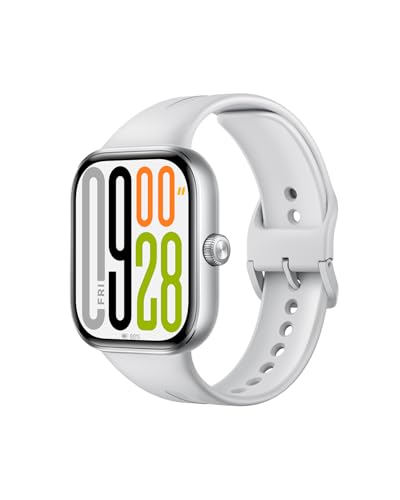 Xiaomi Smartwatch, Redmi Watch 5, 2.07 Inch OLED 24 Days of Continuous Operation, Bluetooth Calling, Built-in GPS, 24 Hour Health Monitoring, Bezelless Display Design, Silver Gray