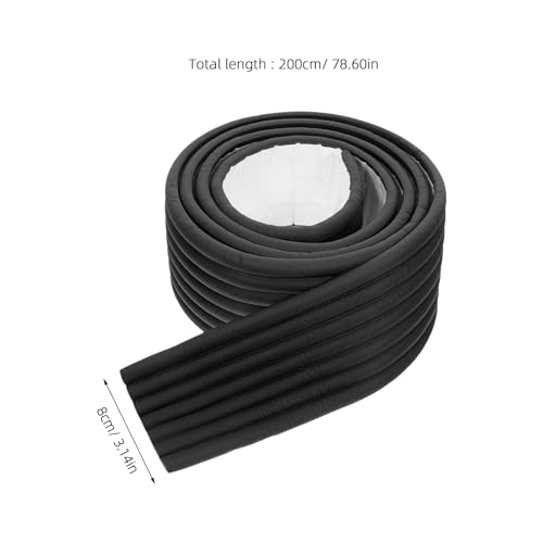 Almohadillas para escaleras de litera Toddmomy en espuma autoadhesiva negra pack de 2 unidades 3