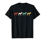 Vintage Retro Donkey Mule Animal Gift Funny Stubborn T-Shirt
