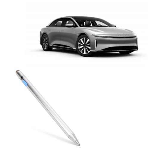 BoxWave Stylus Pen Compatible with Lucid Motors 2024 Air Display (34 in) - AccuPoint Active Stylus, Electronic Stylus with Ultra Fine Tip - Metallic Silver