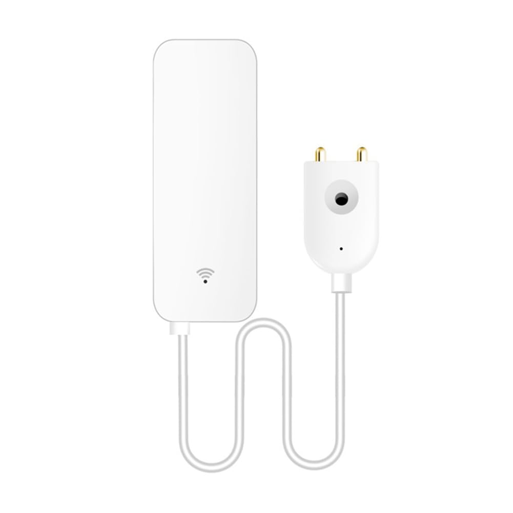 Oewwthy Tuya Zigbee Smart Water Leak Sensor Water Overflow Level Detector Security Alarm System Flood Leakage Sensor