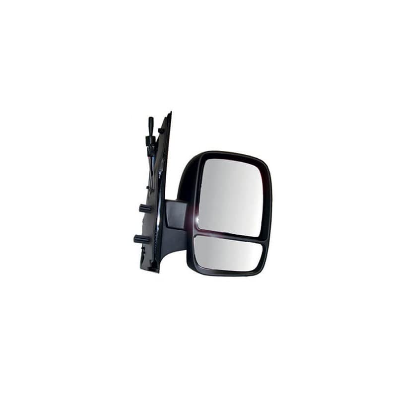 Rétroviseur mécanique droit noir 2 glaces compatible avec Citroen Jumpy 2006-2016