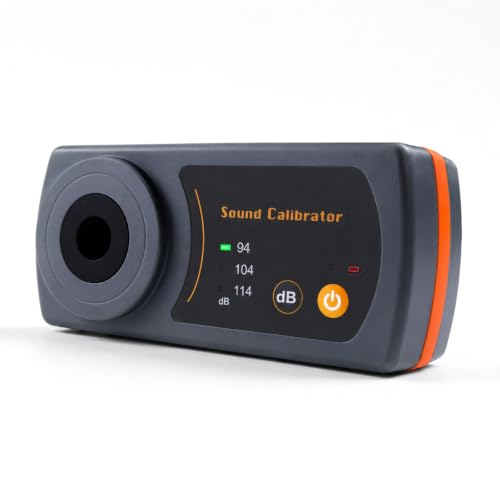 Decibel Meter Calibrator, High Precision SPL Meter Calibrator with 94dB 104dB 114dB Calibration...