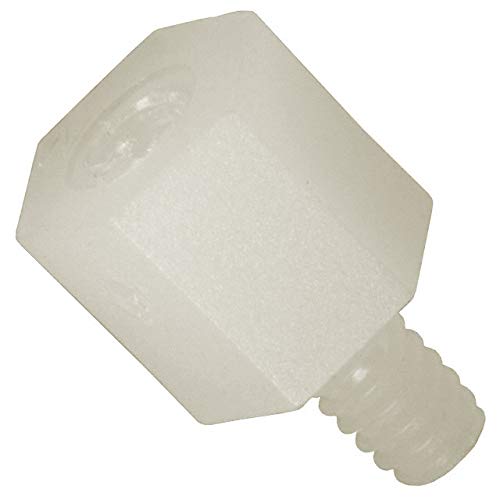 KEYSTONE ELECTRONICS 4800 Nylon 4 - 40 Thread .250 inch Long Male / Female Hex Standoff - 50 item(s)