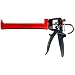 Produktbild fischer 53117 Kartuschenpistole KP M2 Plus, robuste Auspresspistole für Silikonkartuschen, Kartuschenpresse zum effizienten Auspressen, auch für hochviskose Massen, rot