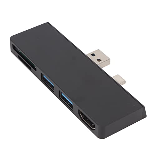 Hub USB-C 5 en 2 Pro 7 en aluminium noir haute finition