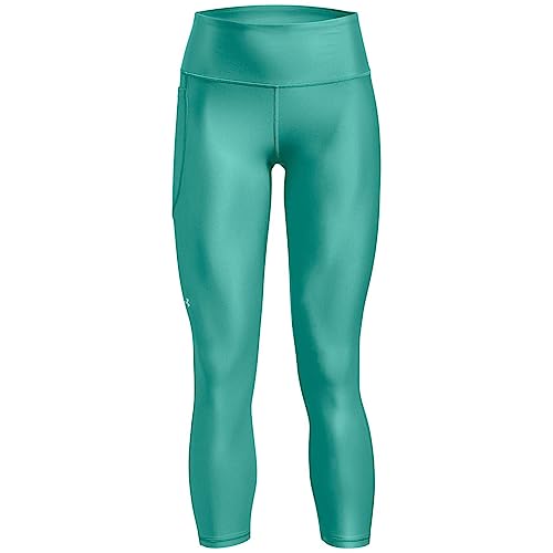 Image of Under Armour Women's HeatGear Armour High Waisted Ankle No-Slip Leggings