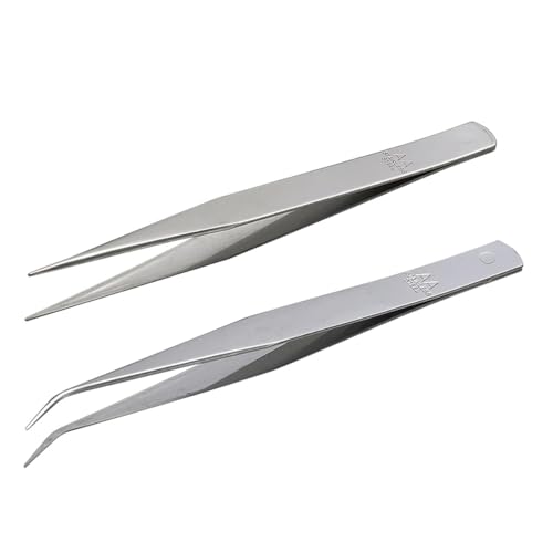 Anex(R) ステンレスピンセット(2種組) ATW-S3 容器・実験器具 ピンセット・さじ ピンセット