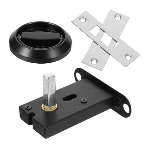 DIYEAH Cerradura de Puerta Invisible Inoxidable con Manija Redonda de Anillo de Doble Cara para Seguridad Instalación Rápida y para Puertas y Ventanas