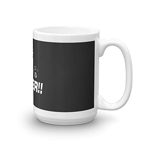 Top Gear - Jeremy Clarkson - Power. 15 Oz Ceramic Glossy Mugs With Easy Grip Handle, Give A Classic For Look And Feel