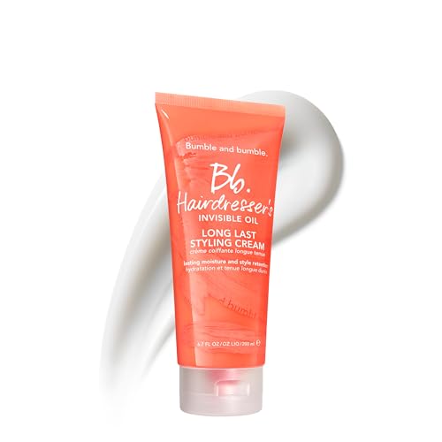 Bumble and bumble. Hairdressers Invisible Oil Long Last Styling Cream | Hydrating Anti Frizz Color Safe | For All Curly Wavy Straight Hair Types | With Argan Coconut + Grapeseed Oil 6.7 Fl Oz