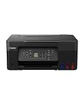 Canon PIXMA G3570 MegaTank 3in1 Multifunktionsgerät DIN A4 (Scanner, Kopierer, Drucker, Farbtintenstrahldrucker, USB, WLAN, Print App, Cloud, LC Display), schwarz/grau