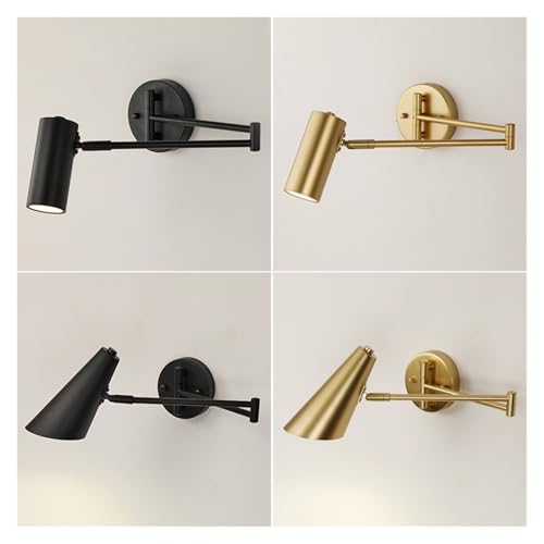 Aplique de pared telescópico plegable con iluminación LED moderna 5