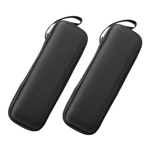 VANZACK 2-Pack Microphone Storage Bag Eva Material Shockproof Carrying Case for Handheld Mics Accessories
