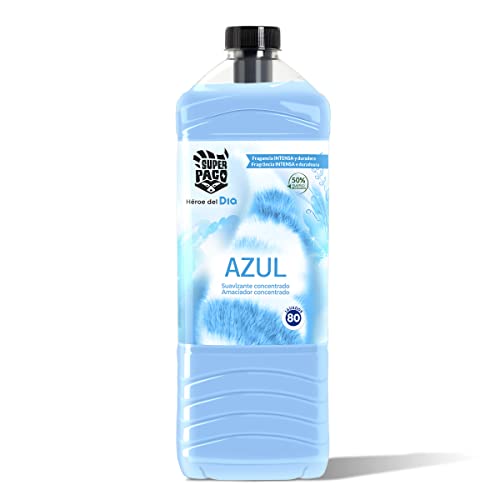 DIA SUPER PACO suavizante concentrado azul botella 80 lv