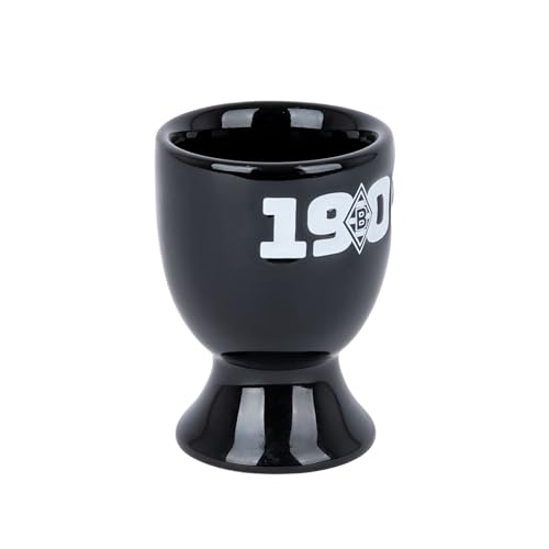 Borussia Mönchengladbach Eierbecher 2er Set "Streifen" | Offizieller Fanartikel Fohlenshop | weiße Eierbecher aus Keramik in den Vereinsfarben mit der VfL Raute – Bild 5