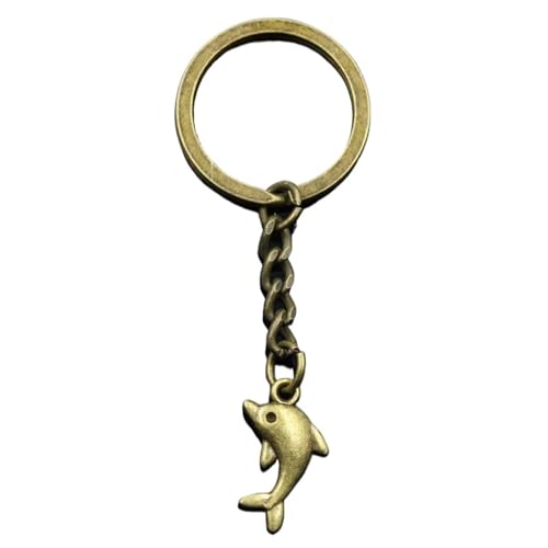 Bijoux hommes porte-clés dauphin 23x13mm aux finitions soignées pour clés
