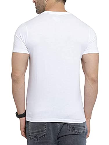 Image of OCR White Round Neck T -Shirt for Men