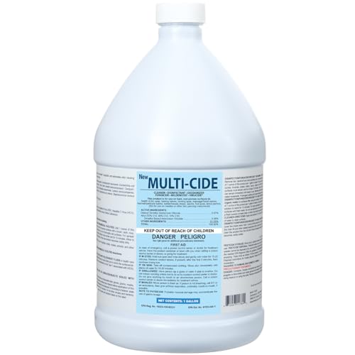 ForPro Professional Collection Multi-Cide Hospital Grade Sanitizer & Disinfectant, Bactericidal, Fungicide & Virucidal Cleaner, 1 Gallon Refill (128 fl. oz.)