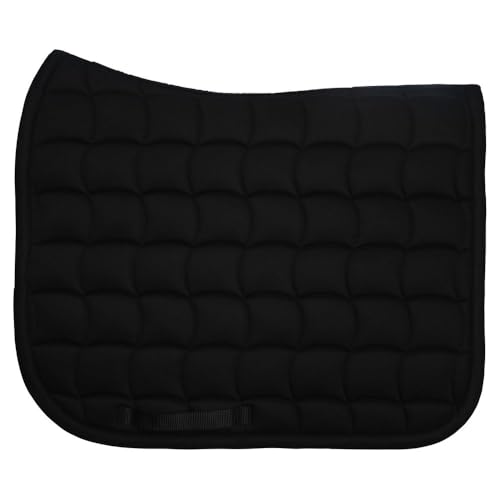 Lux Ceramic Therapy All Purpose Saddle Pad II | Optimal Muscle Relaxation & Blood Flow for Enhanced Training & Comfort | Color Black