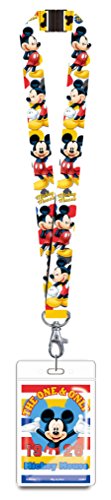 Disney 85926 Mickey Mouse The One and Only Lanyard Novelty and Amusement Toys Multi-Colored 3