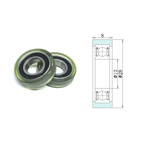 Roulement PU690128-8 polyuréthane pour tiroir et porte de meuble - 3