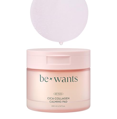 bewants ビーウォンツ シカコラーゲンカーミングパッド 60枚 | コラーゲン 保湿 敏感肌 肌荒れケ 乾燥肌 スキンケア 角質ケア 毛穴ケア 拭き取り化粧水 韓国スキンケア 韓国化粧品