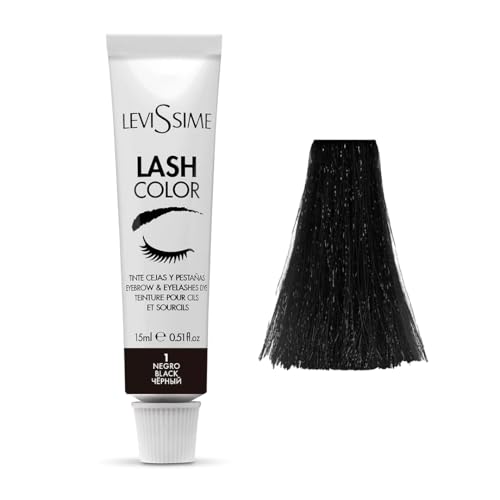 Levissime Lash Color 15mL 1 Black | Tinte Cejas y Pestañas Negro