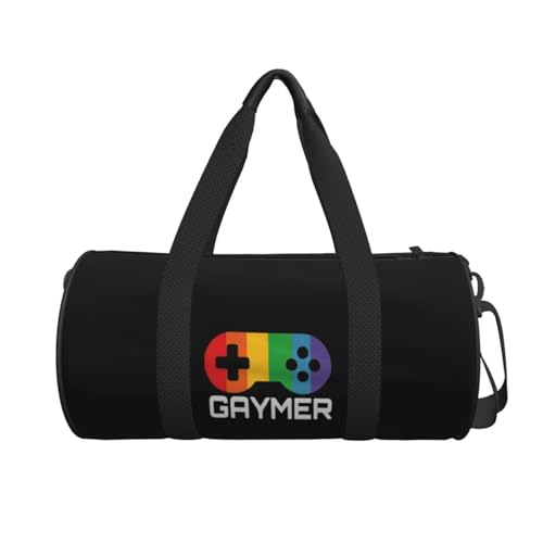 Gaymer - Pride Convertible Garment Bag with Shoulder Strap, Carry on Garment Duffel Bag for Men Women - Rolling Foldable for Travel Luggage Bags (Black)2