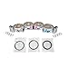 DNJ PRK228 Piston and Ring Kit For 2003-2011 Honda Accord CR-V Element 2.4L L4 DOHC 16V Naturally Aspirated K24A4,K24A8,K24Z1