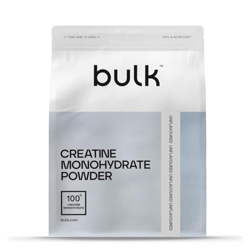 Image of Bulk Creatine Monohydrate 500g (1.1 lb) - Unflavoured Pure Supplement for Muscle Strength & Performance -Vegan, Non-GMO