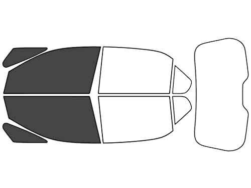 Rvinyl Window Tint Kit Compatible with Chevrolet Equinox 2010-2017 - Front Precut Kit - 20%