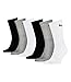 Produktbild PUMA Unisex Sportsocken Cush Crew 6p Sportsocke, Grey/White/Black, 39-42 EU