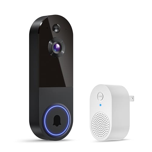 BlazSync Wireless Video Doorbell Camera Receiver, AI Human