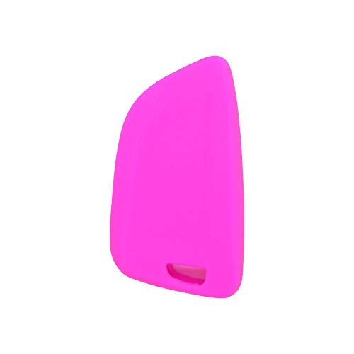 BROVACS Silicone Cover Protector Case Holder Skin Jacket Compatible with BMW X5 X6 X1 5 7 Series 3 Button Smart Remote Key Fob CV9906 Rose - Image 3