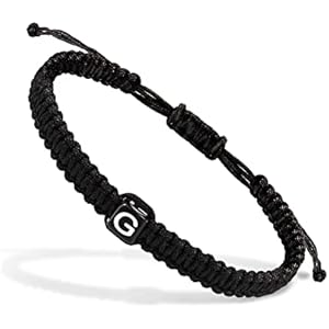 Initial Bracelets for Women Teen Girls Handmade Rope Braided Bracelet for Men Jewelry Birthday Graduation Mother's Day Gifts for Mom Wife Girlfriend Her Friends