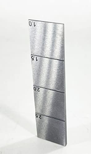Block de Calibración de Acero 1018 de 4 pasos para Medidor de Espesor Ultrasónico miniatura 3