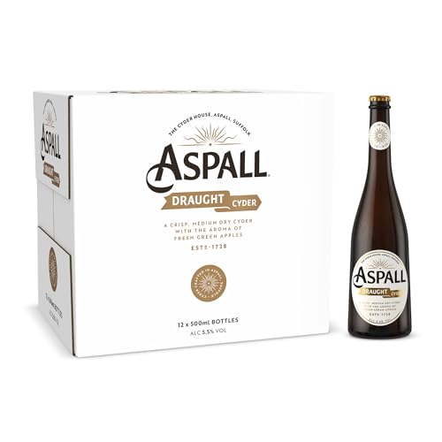 Aspall Suffolk Draught Cyder 12 x 500 ml (bottles)