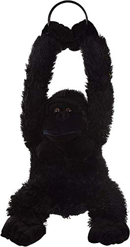 Patly Toys Soft Stuffed Chimpanzee Wild Animal Play Toy for Unisex Kids/Toddler Babys Hanging Funny Gorilla Monkey Fur Doll, Black 30_cm (B09TB1T799) Amazon Price History, Amazon Price Tracker
