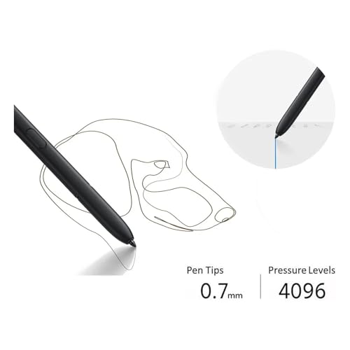 Image of Galaxy S23 Ultra S Pen for Samsung 5G Stylus Replacement Without Bluetooth Function - With Eject Pin (Phantom Black)